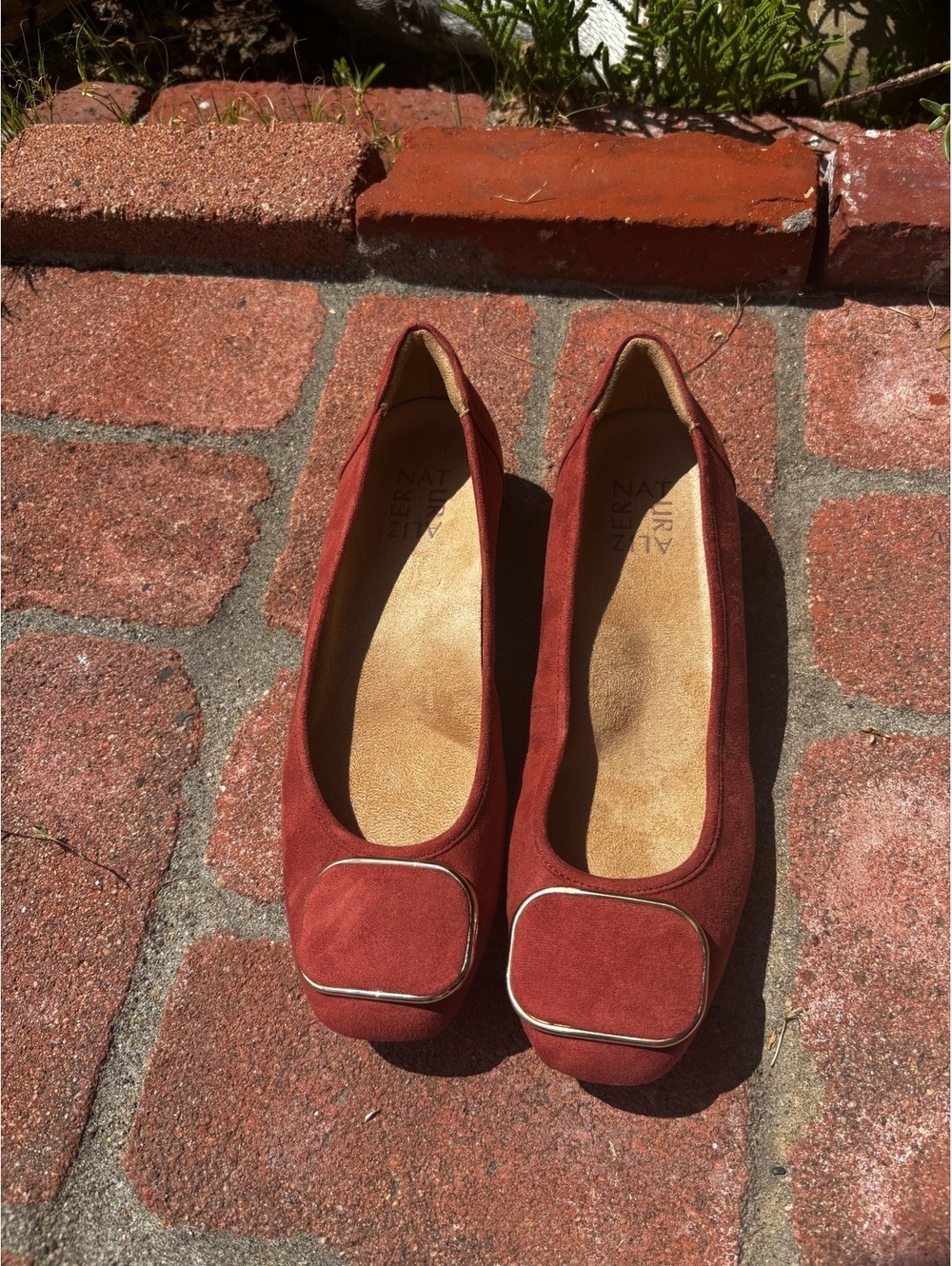 Naturalizer Courtney Red Ballet Wedge Size 6.5M